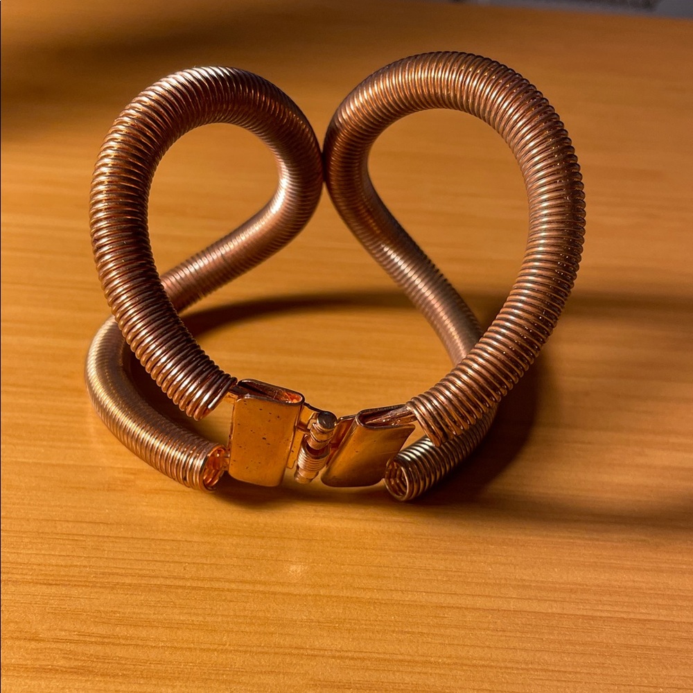 Copper Coil Statement Bracelet - image 2